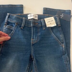 Abercrombie Kids Boys Jeans size 5/6 Loose Straight Jeans